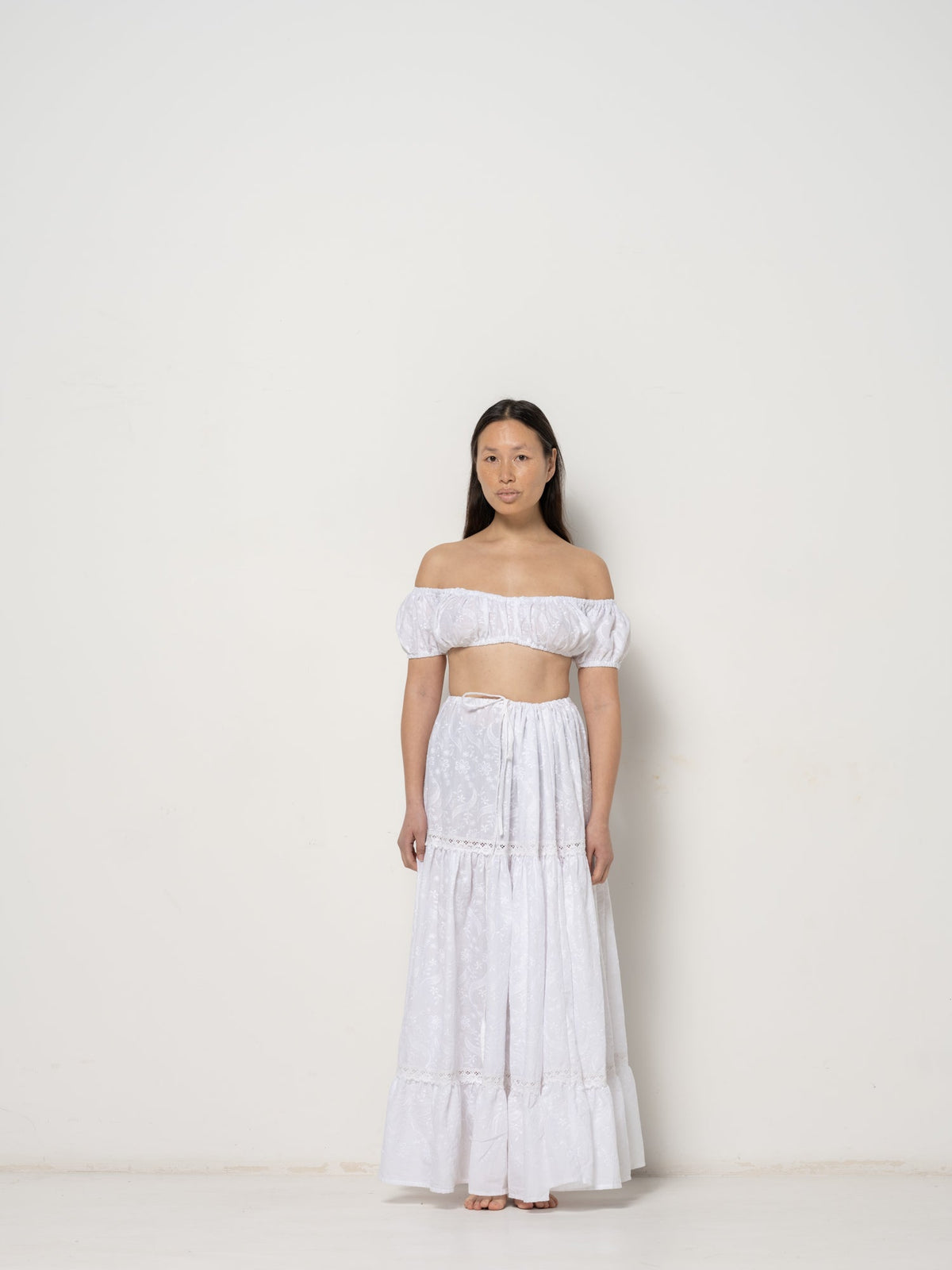 Rose Skirt - Flower Embroidery