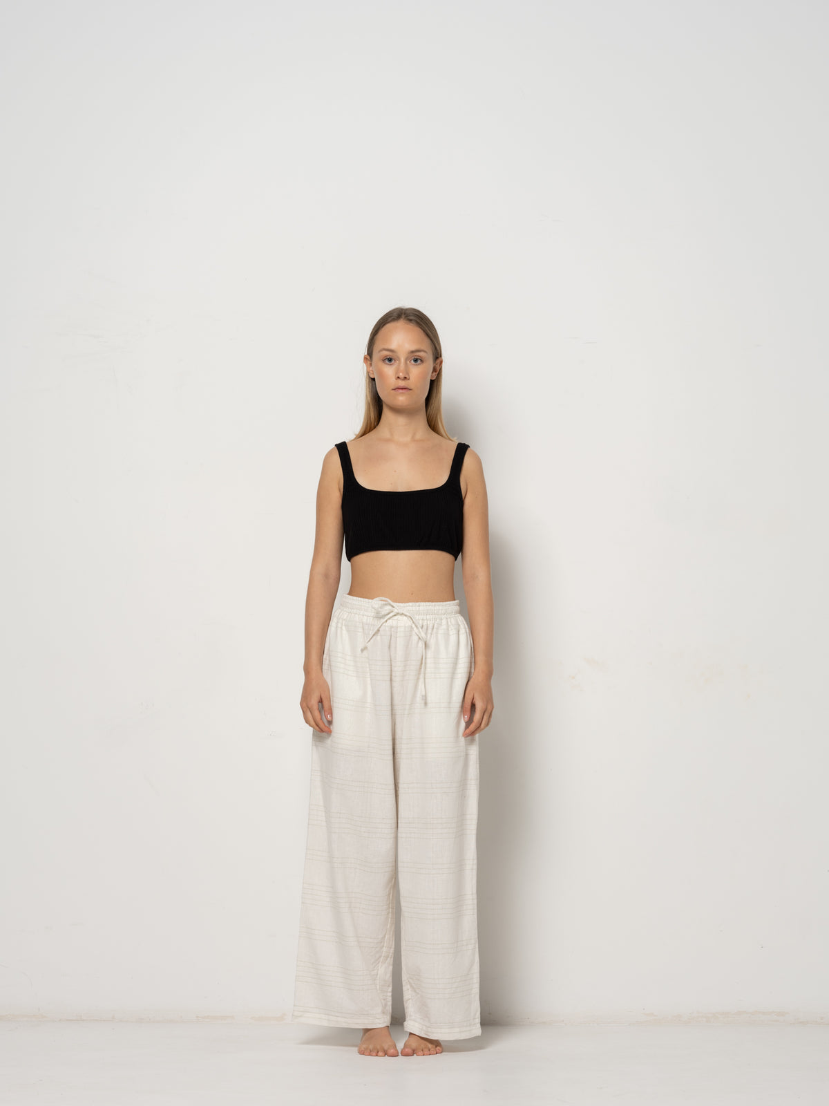 Astrid Pants - Striped Dye Hemp Organic Cotton