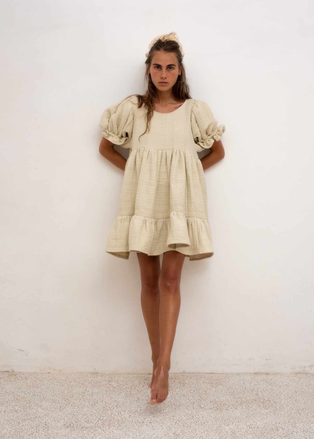 Matisse Dress — Soft Stitch Ecru