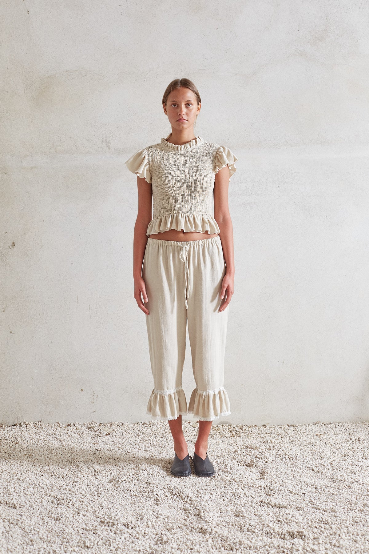 Chérie Pants - Clay Cotton
