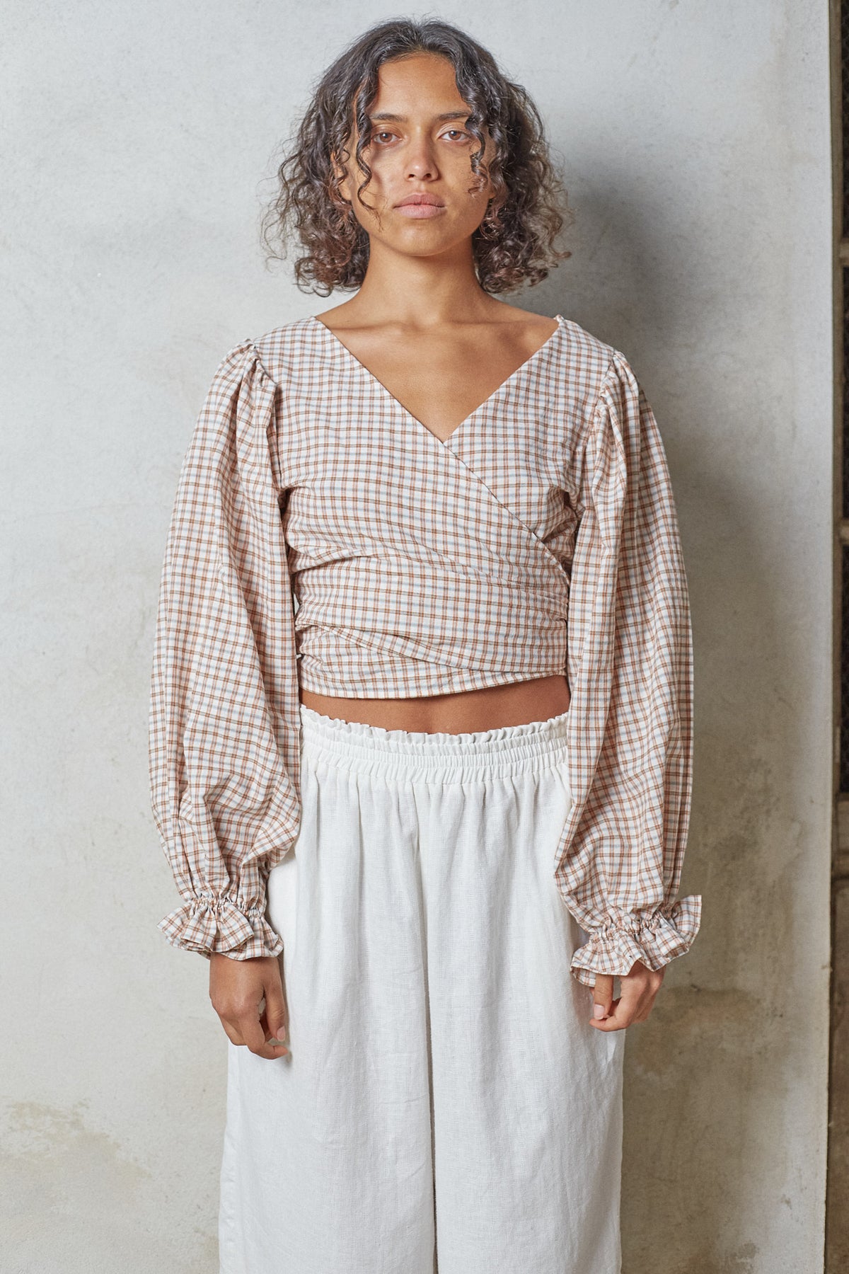 La Blouse Moisson – Tangerine Cotton